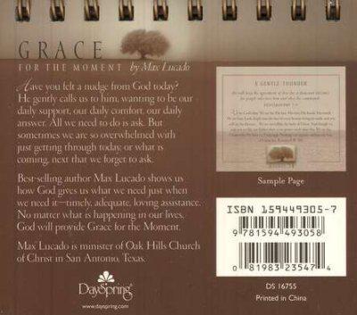 Grace For The Moment - Max Lucado Perpetual Flip Calendar