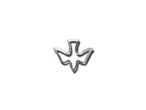 Silver Dove Acts 1:8 Lapel Pin