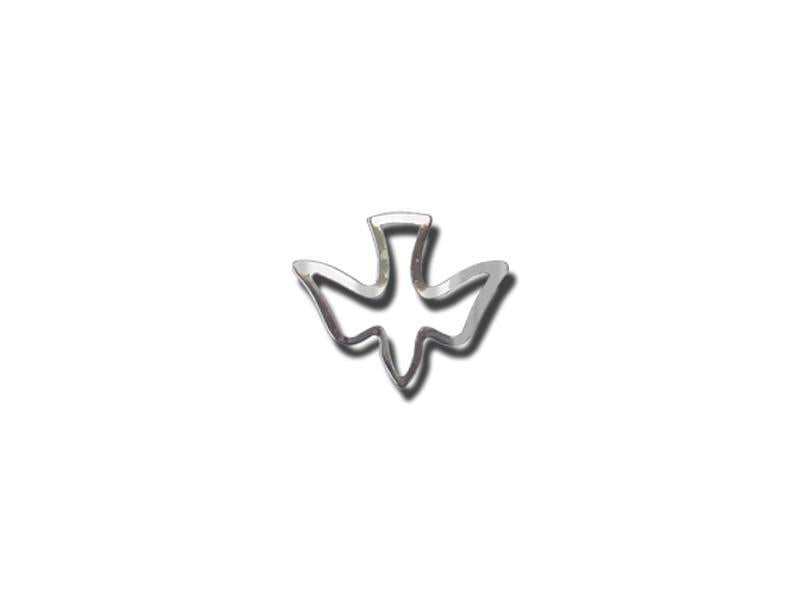 Silver Dove Acts 1:8 Lapel Pin