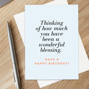 Happy Birthday Card for Christian Man