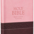 Load image into Gallery viewer, KJV Large Print Edition Two-Tone Pink/Brown Bible

