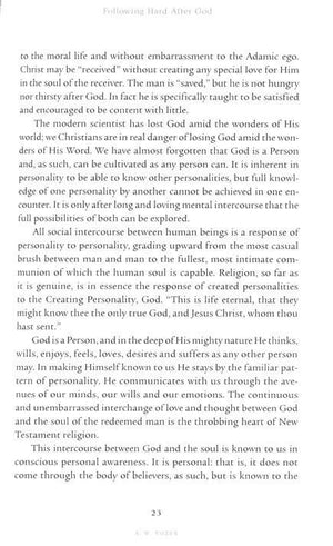 The Pursuit of God - A.W. Tozer