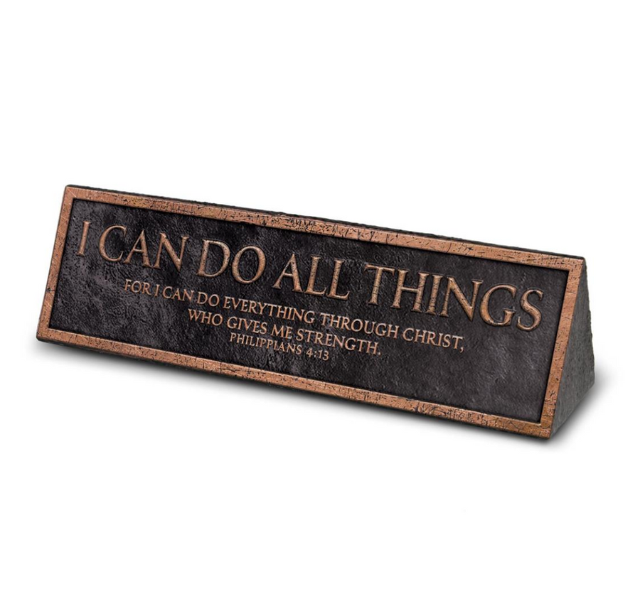 I Can Do All Things Plaque