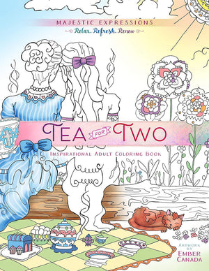 Tea For Two - Adult Coloring Book