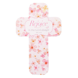 Rejoice Philippians 4:4 Cross Bookmark