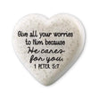 Load image into Gallery viewer, Heart Scripture Stone
