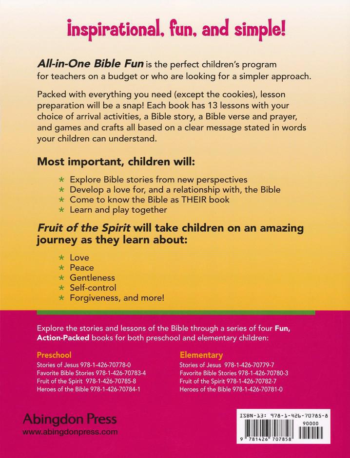 All-in-One Bible Fun: Fruit of the Spirit (Preschool edition)