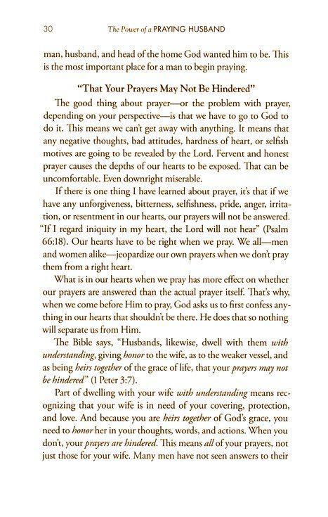 The Power of a Praying Husband - Stormie Omartian [Brown Bonded Leather]