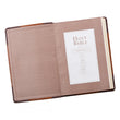 Load image into Gallery viewer, KJV Brown Portfolio Design Large Print Thinline LuxLeather Bible
