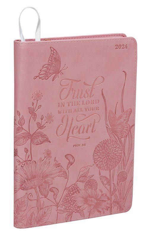 Trust in the Lord (Proverbs 3:5), 2024 Executive Zippered Planner