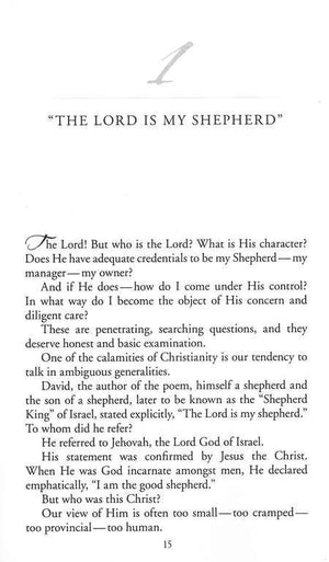 A Shepherd Looks at Psalm 23 - W. Phillip Keller