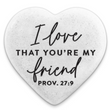 Load image into Gallery viewer, Heart Scripture Stone
