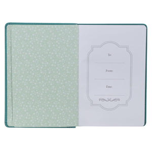 Be Still & Know Psalm 46:10 Teal Faux Leather Journal