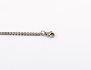 Small Chain Link Necklace for Men