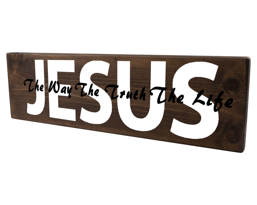 Jesus Is The Way Wood Decor