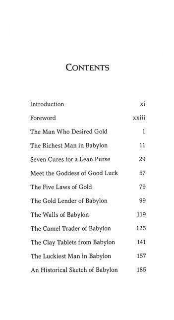 The Richest Man In Babylon - George Clason