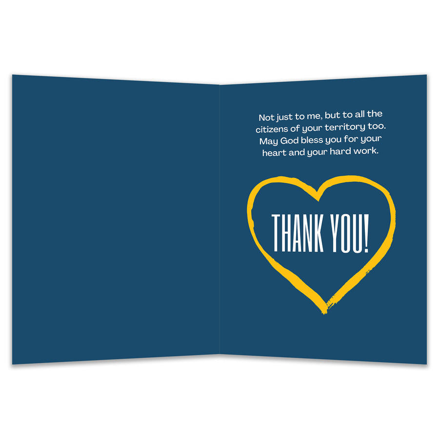 Christian Police Appreciation Card