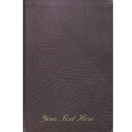 Personalized Custom Text Your Name NIV Life Application Study Bible Third Edition Large Print Bonded Leather Burgundy Thumb Indexed