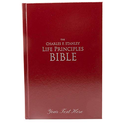 Personalized NASB The Charles F. Stanley Life Principles Bible Hardcover