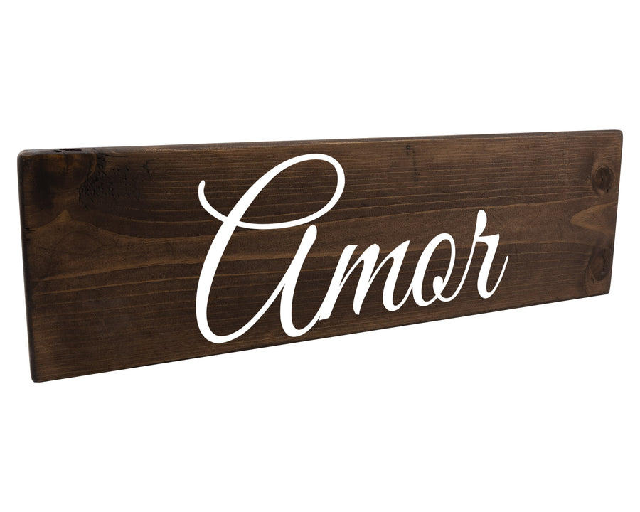 Amor Spanish Wood Decor