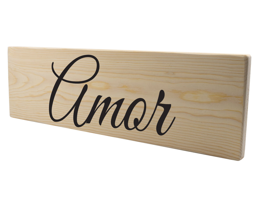 Amor Spanish Wood Decor