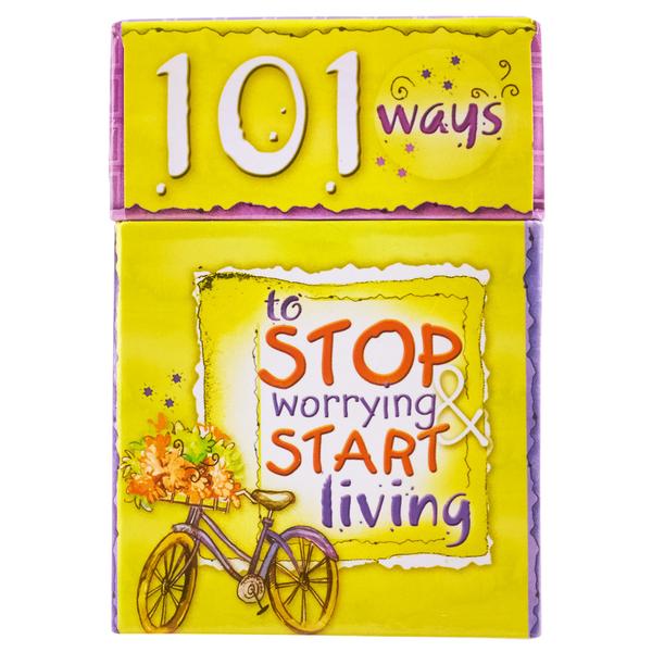 101 Ways To Stop Worrying & Start Living Boxed Cards