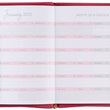 Load image into Gallery viewer, Personalized 2022 Blessed Is The One Who Trusts Large Zippered Pink Faux Leather 18-month Planner for Women - Jeremiah 17:7
