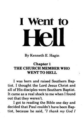 I Went To Hell - Kenneth E. Hagin