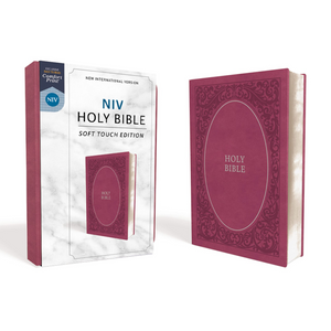 Personalized NIV Holy Bible Soft Touch Edition Leathersoft Pink Comfort Print