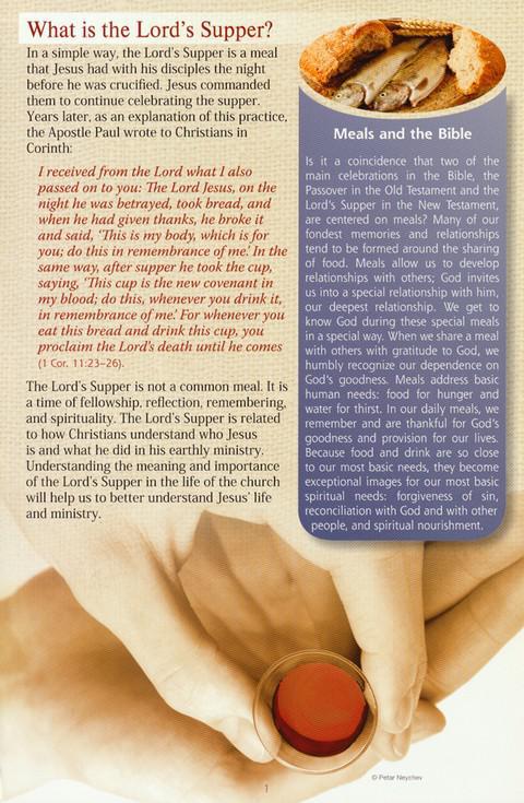 The Lord's Supper Pamphlet