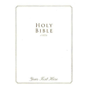 Personalized NIV Family Bible Hardcover Red Letter Edition White