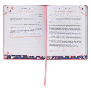 Moments of Inspiration Pink Faux Leather Gift Book