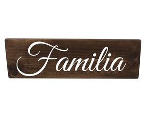 Familia Spanish Wood Decor