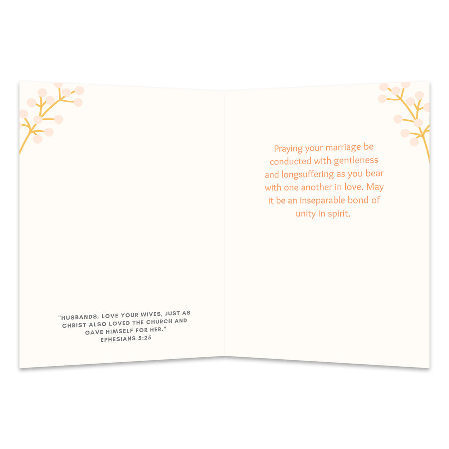 Christian Wedding Card