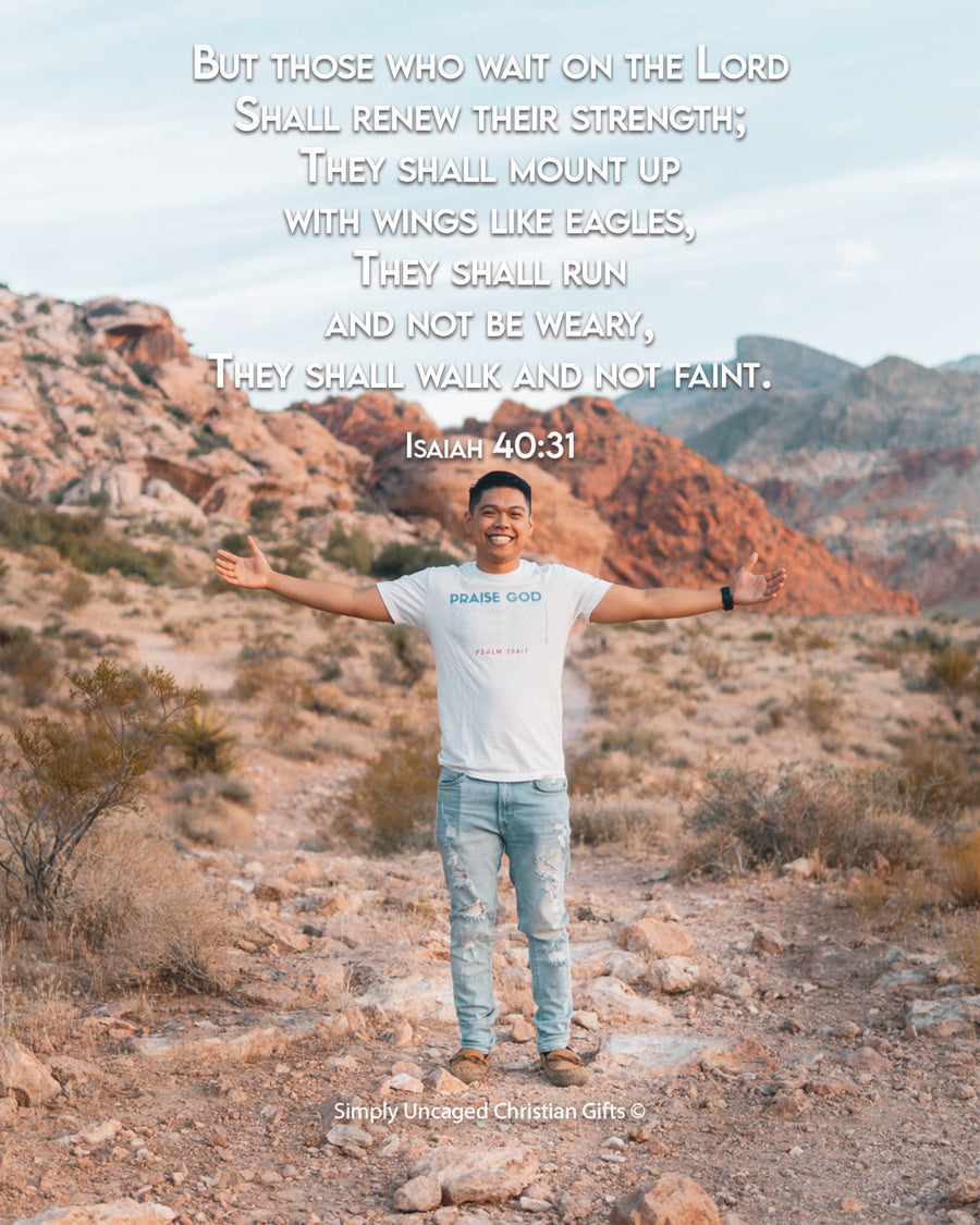 Isaiah 40:31 Personalized Photo Verse