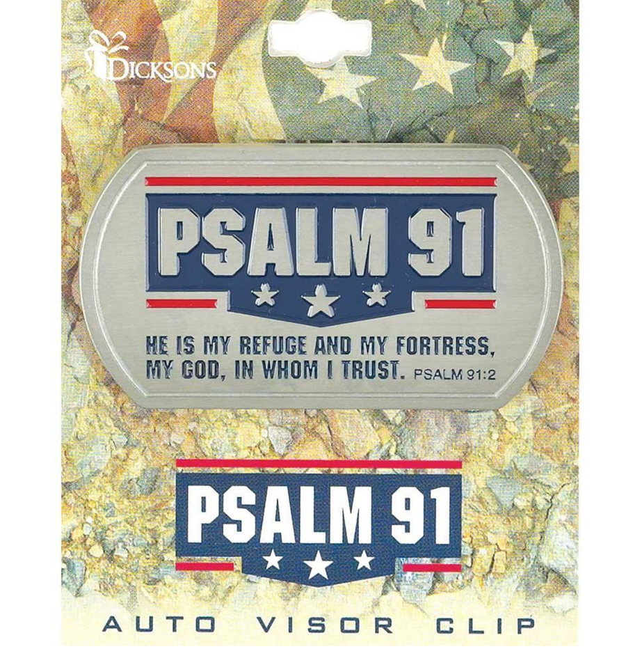 Psalm 91 Visor Clip