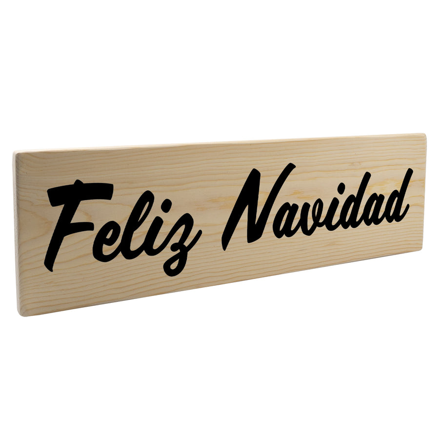 Feliz Navidad Spanish Wood Decor