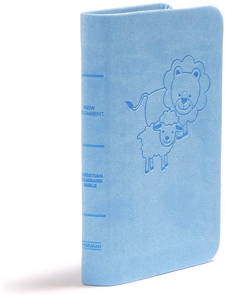 Personalized CSB Baby's New Testament with Psalms Blue LeatherTouch