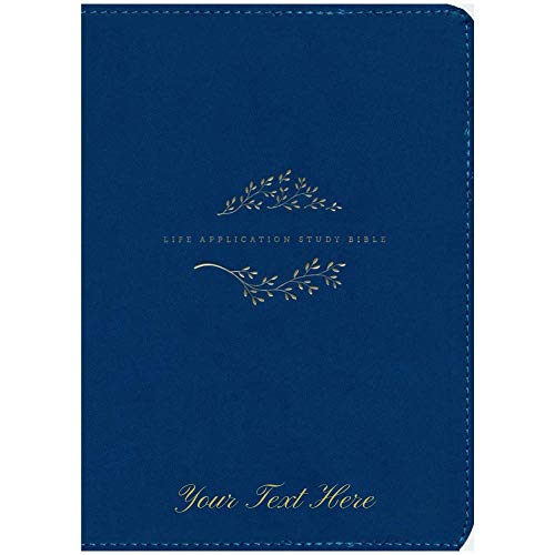 Personalized NLT Life Application Study Bible Third Edition Blue