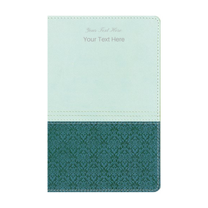 Personalized NIV Zondervan Study Bible Personal Size Leathersoft Light Blue/Turquoise