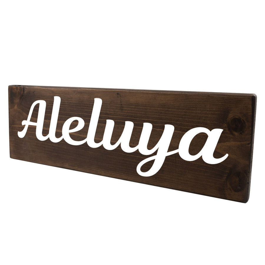 Aleluya Spanish Wood Decor