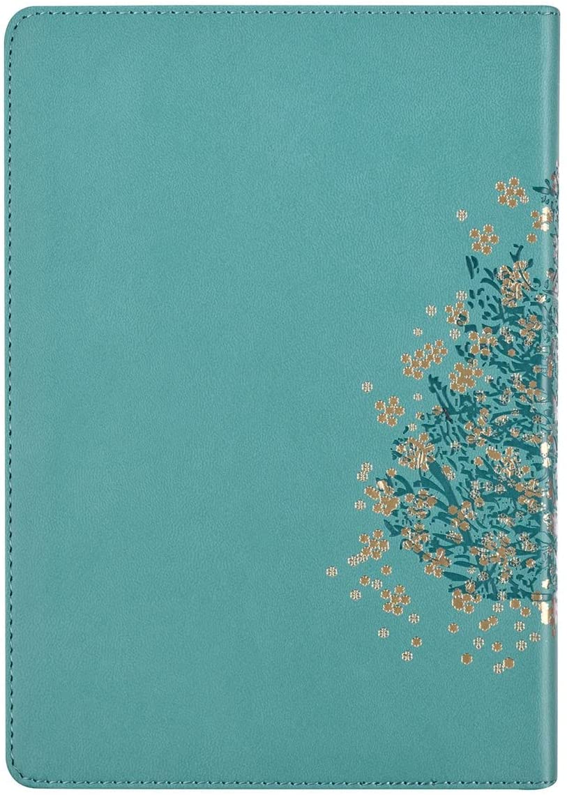 Personalized Be Still & Know Teal Faux Leather Classic Journal Psalm 46:10