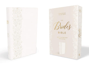 Personalized KJV Bride's Bible Comfort Print Red Letter Edition Leathersoft White King James Version