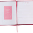Load image into Gallery viewer, Personalized 2022 Blessed Is The One Who Trusts Large Zippered Pink Faux Leather 18-month Planner for Women - Jeremiah 17:7
