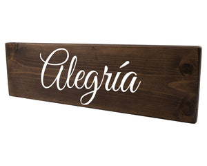 Alegría Spanish Wood Decor