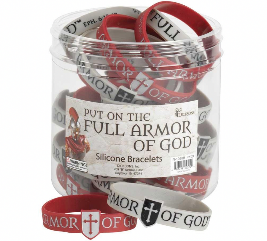 Full Armor Silicone Bracelet Grey/Burgundy