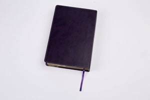 Personalized NKJV The Study Bible for Women LeatherTouch Indexed Plum & Lilac