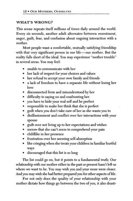 Our Mothers, Ourselves - Henry Cloud & John Townsend