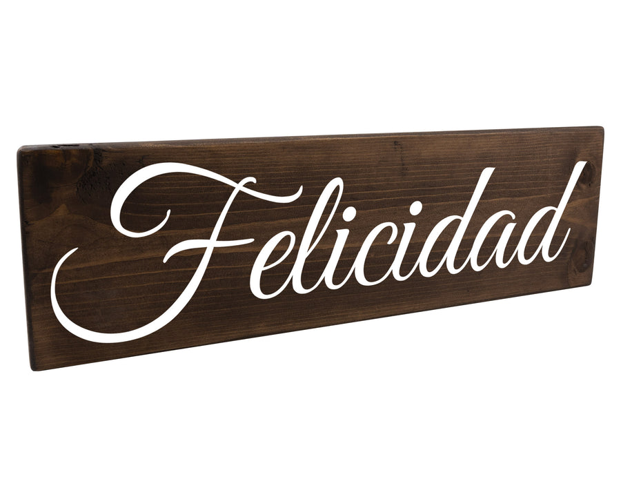 Felicidad Spanish Wood Decor