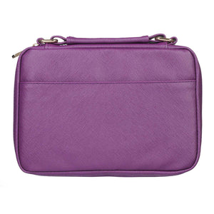 Fashion Faux Leather Purple Personalized Bible Cover For Women